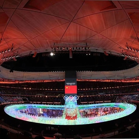 Теплые краски холодной зимой на Олимпиаде 2022 в Пекине